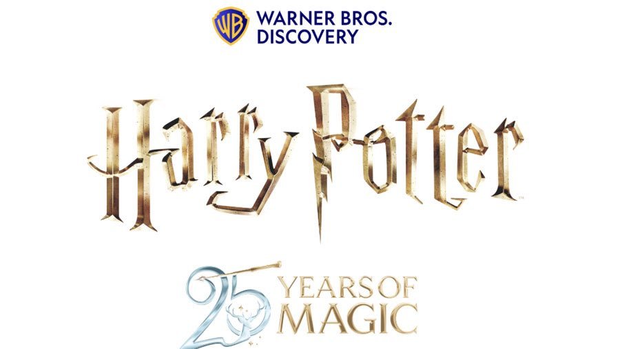 华纳发布哈利波特25周年纪念Logo，魔杖施咒图案亮相