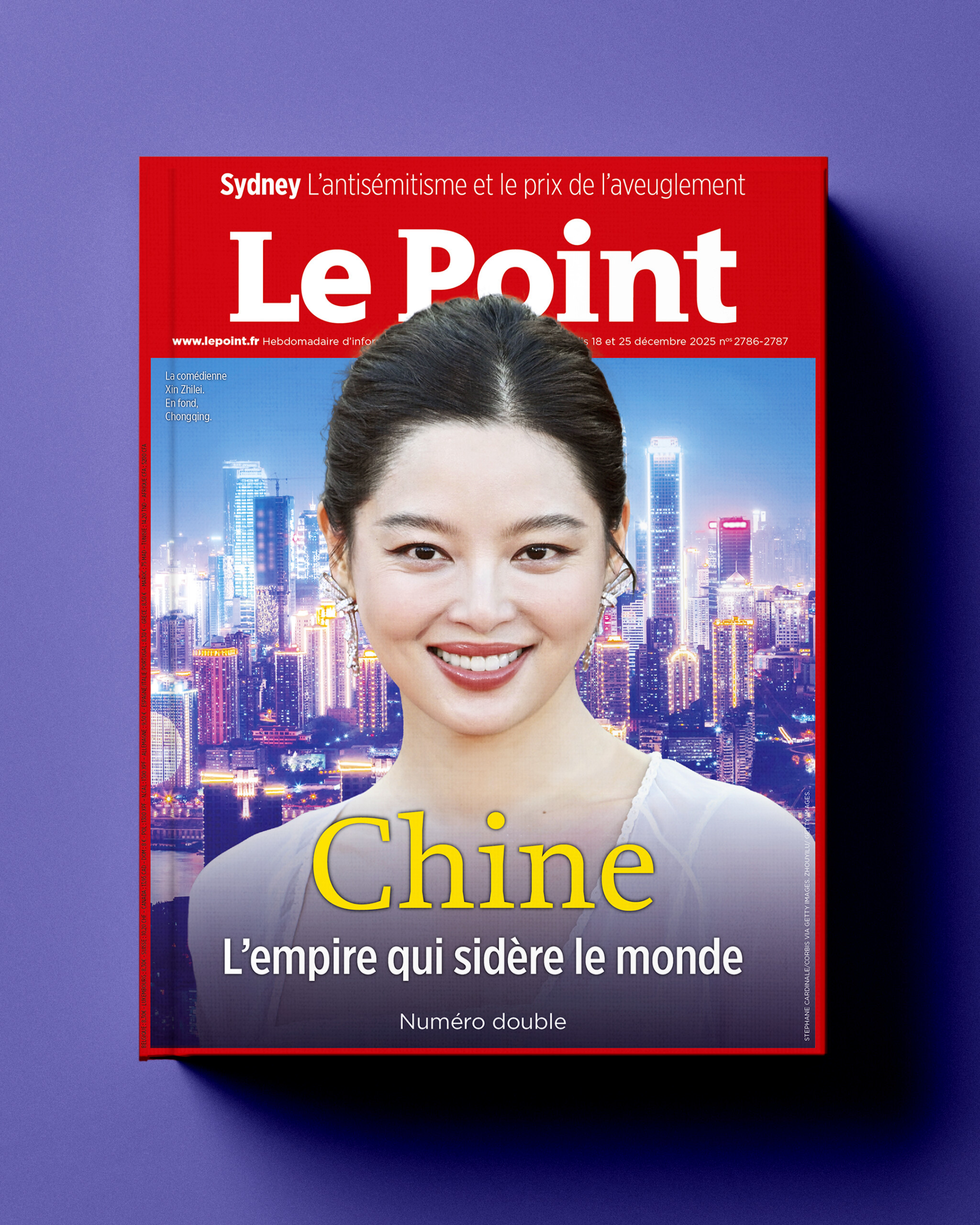 辛芷蕾成第五位登法国《Le Point》封面华语女演员