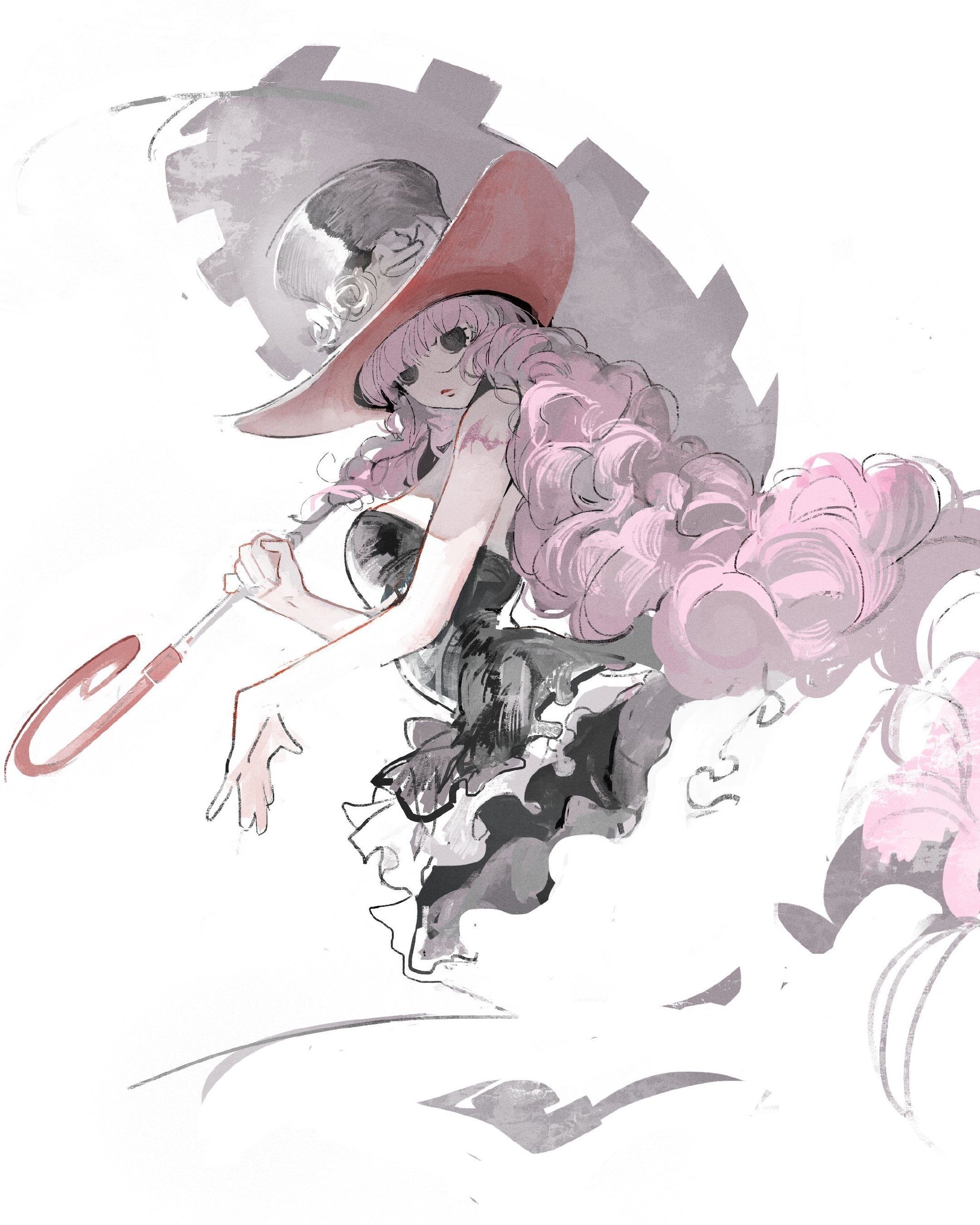 画师kanji发布海贼王佩罗娜新作