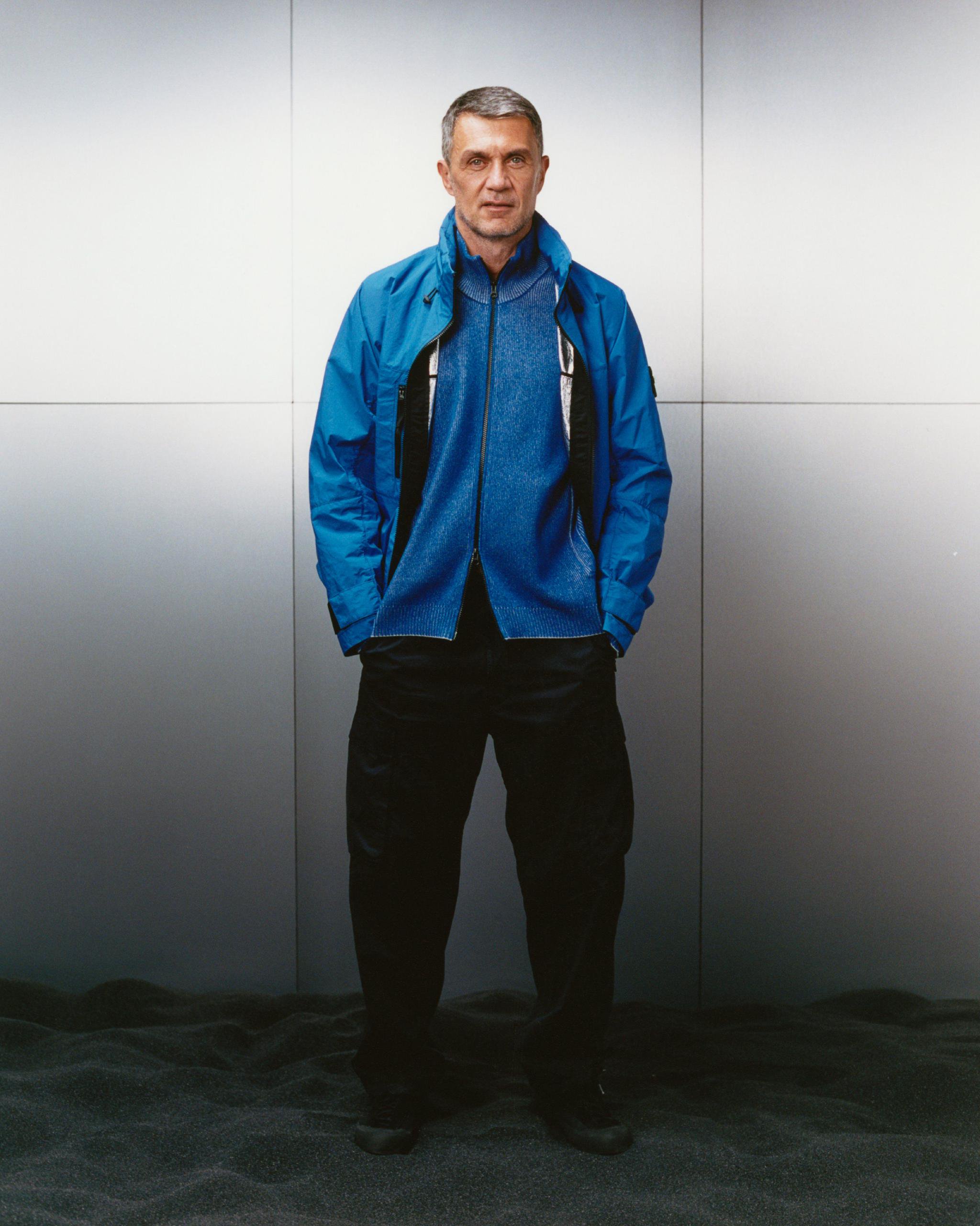 AC米兰名宿保罗·马尔蒂尼亮相Stone Island活动