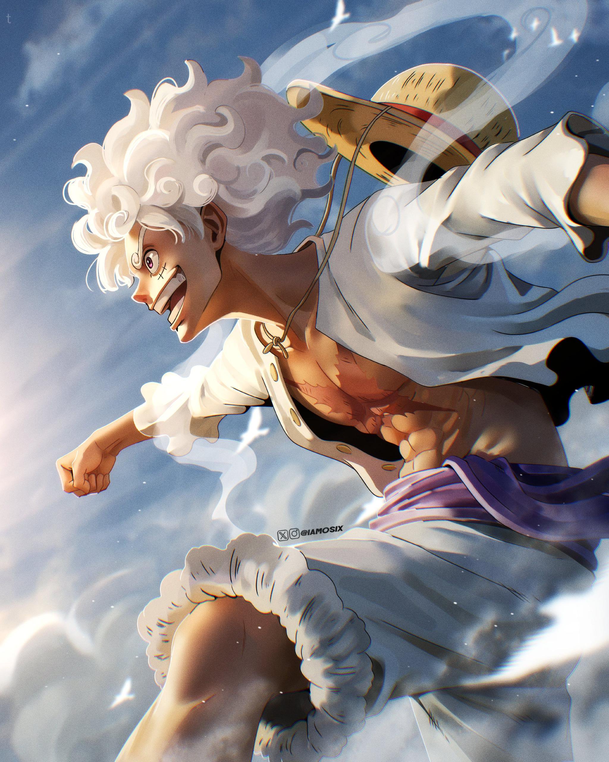 画师DAVY创作五档路飞画作并获授权