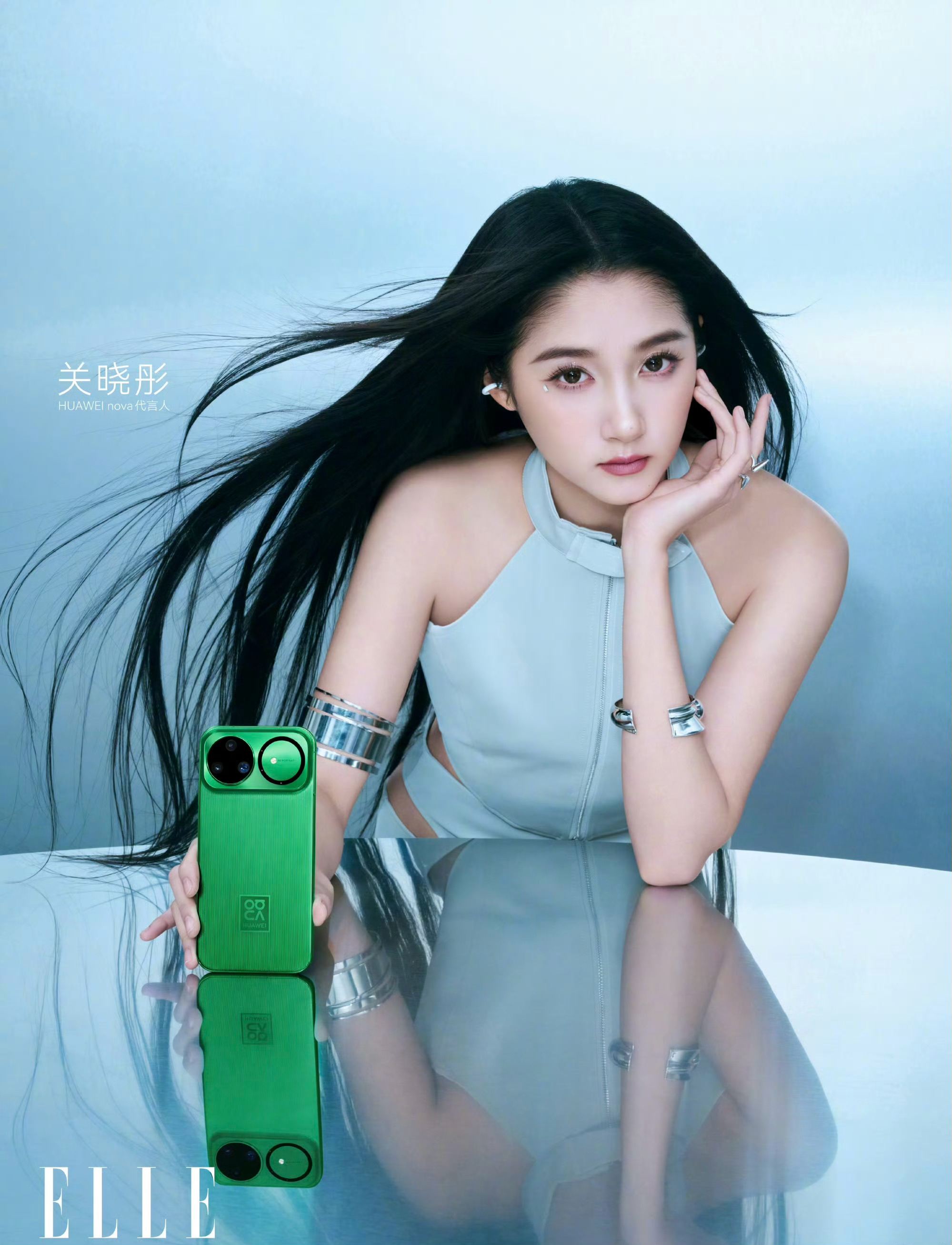 晓彤代言nova15展现又美又飒风格