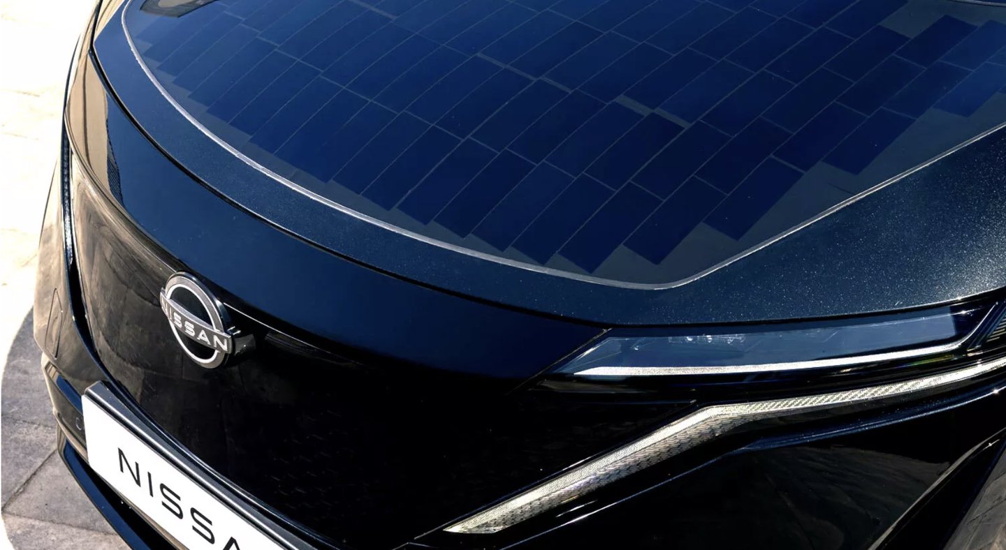 日产Ariya概念车搭载光伏板，日增续航23公里