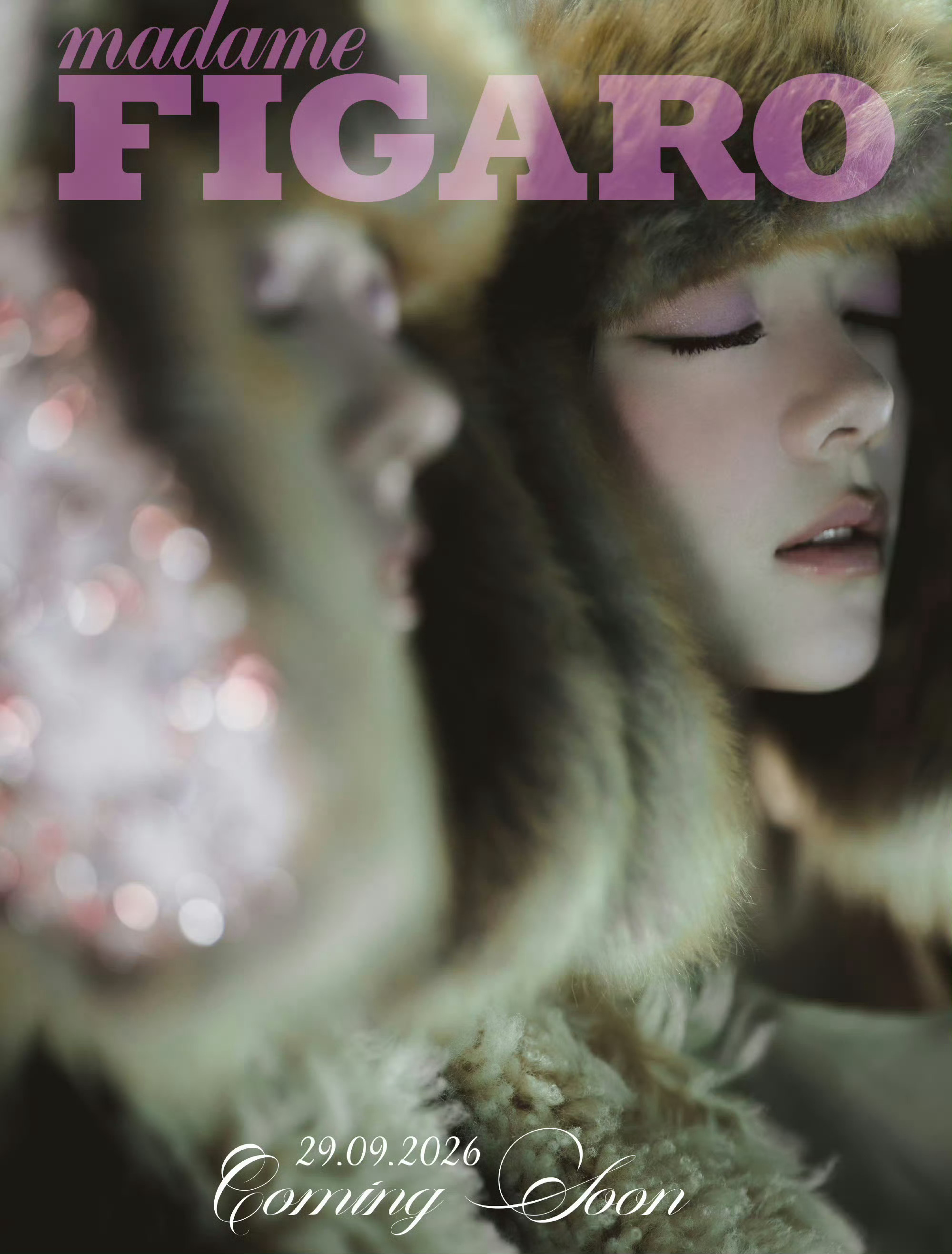 赵今麦首登费加罗十月刊封面，新剧《无可替代》今日开播