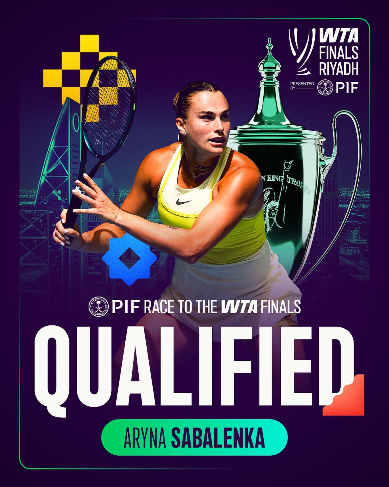 WTA年终总决赛单打名单出炉，莱巴金娜等八人入围