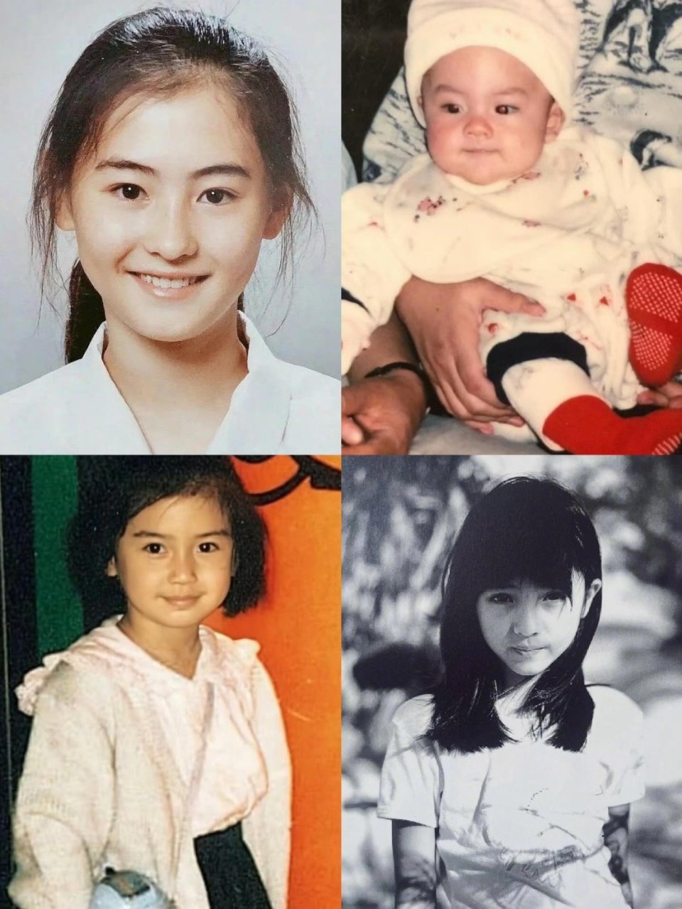 张柏芝文淇等明星展现四分之一混血感