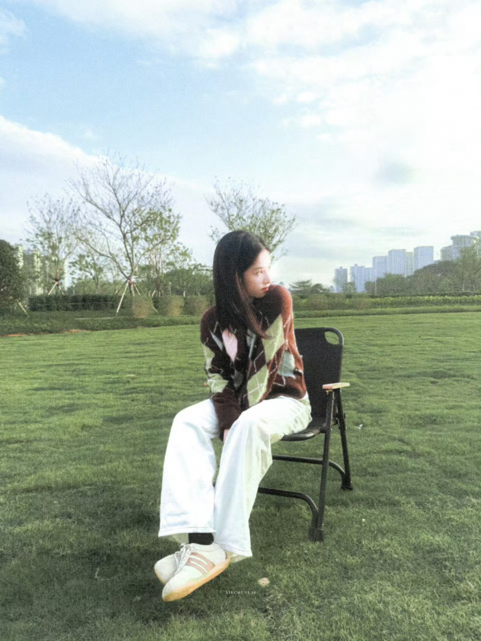 张婧仪晒旅行照