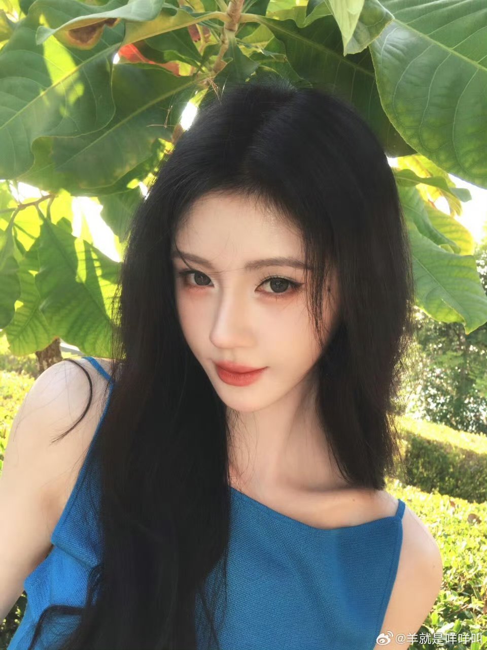 鞠婧祎晒照迎接夏日