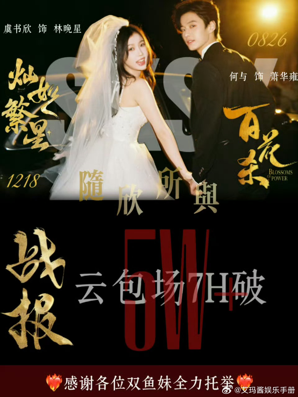 虞书欣何与新剧包场7小时破5万