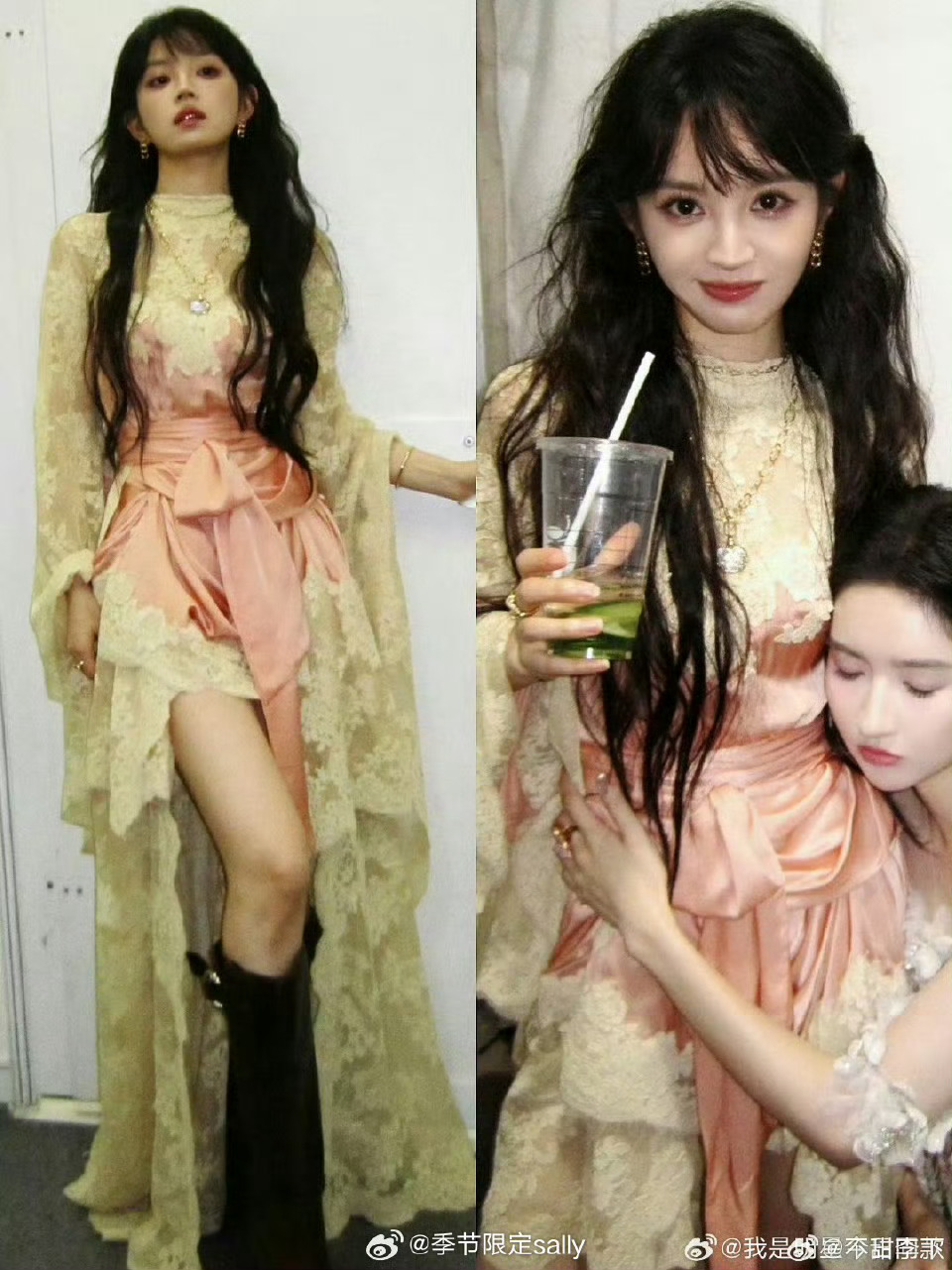 尖叫之夜徐若晗田曦薇同款造型引热议