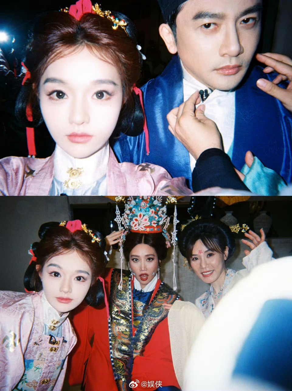 黄霄雲苏有朋同框造型神似还珠格格