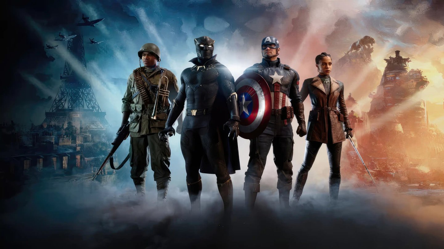 漫威1943九头蛇崛起实机画面曝光，黑豹战斗场景首揭