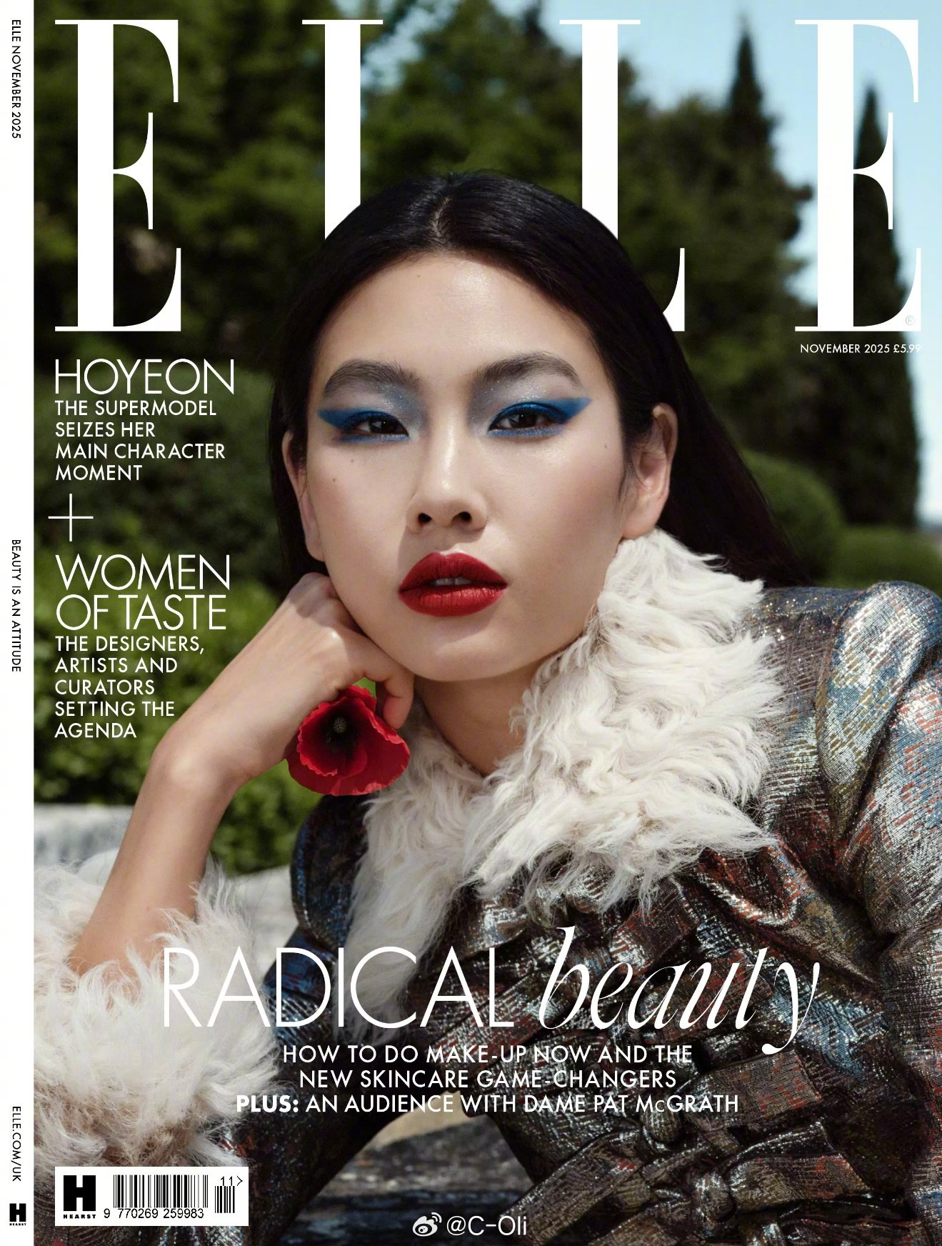 郑浩妍登英国ELLE封面，鱿鱼游戏光环未褪