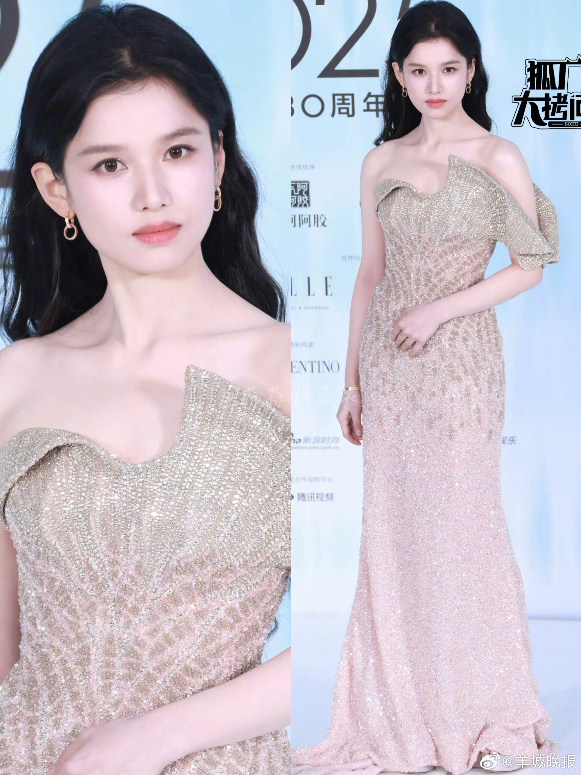 ELLE风尚大典红毯生图曝光，张婧仪关晓彤等女星状态引热议