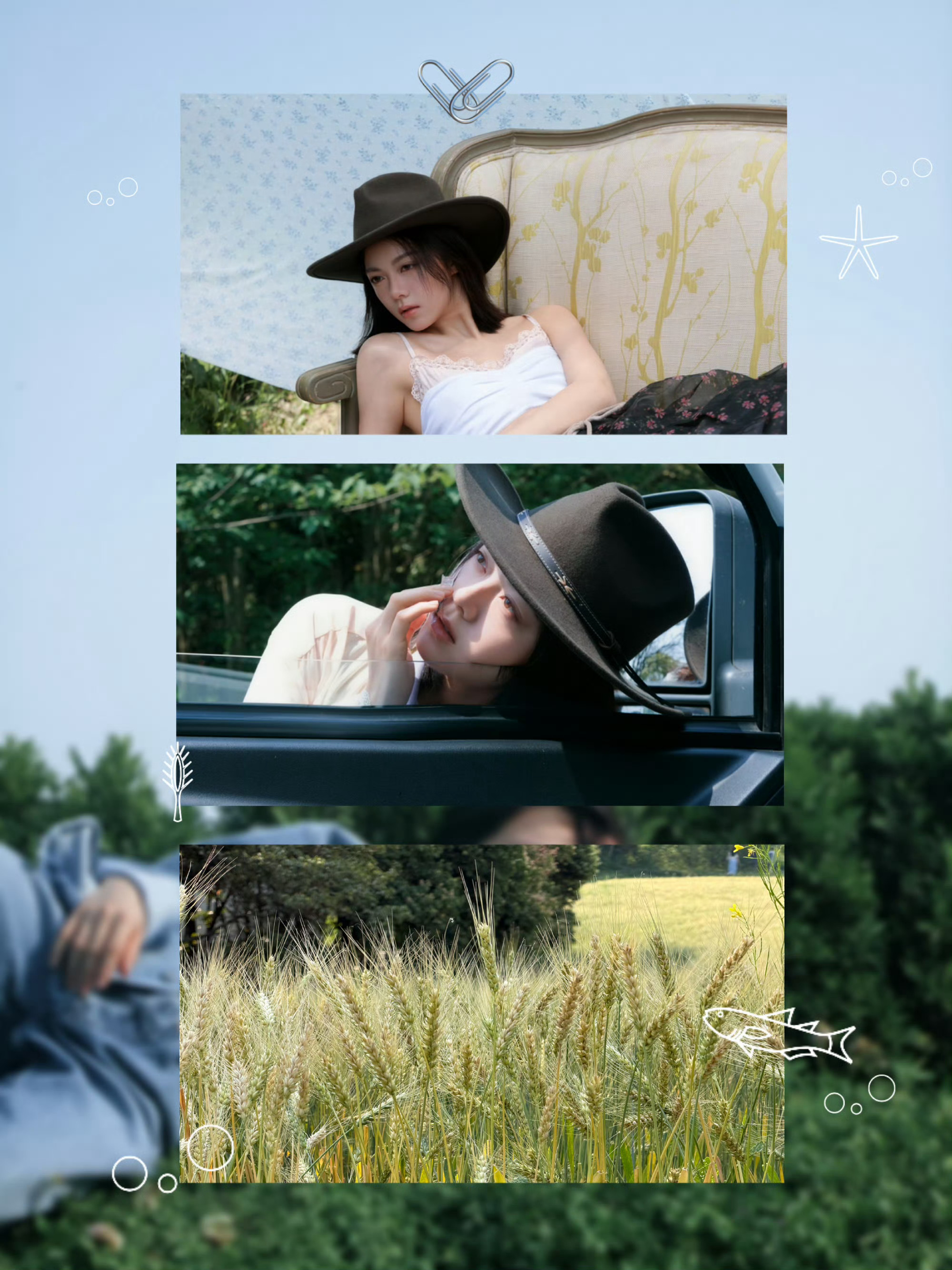 赵今麦复古穿搭登ELLE杂志，麦田大片演绎绿野仙踪