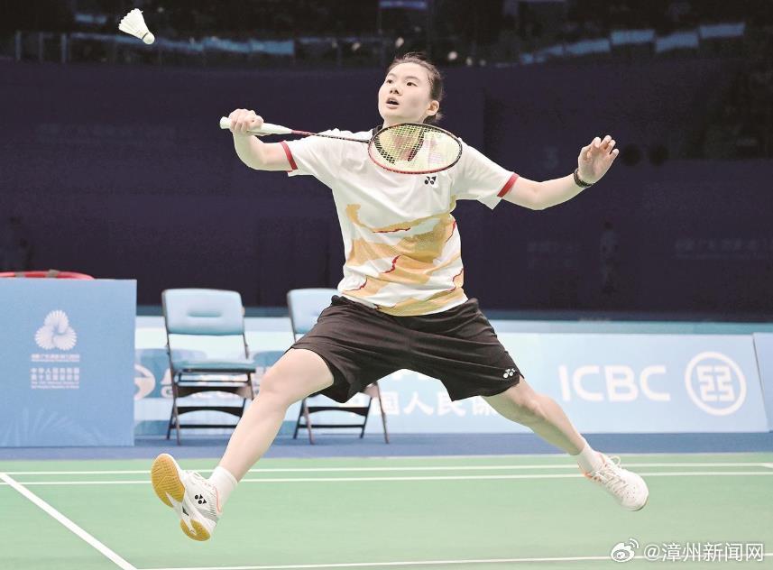 韩悦全运会羽毛球女单铜牌战逆转高昉洁