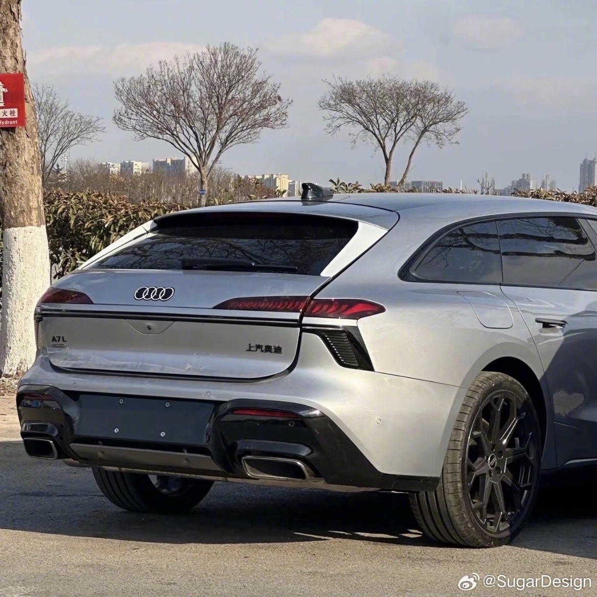 上汽奥迪A7L旅行版无伪装谍照曝光