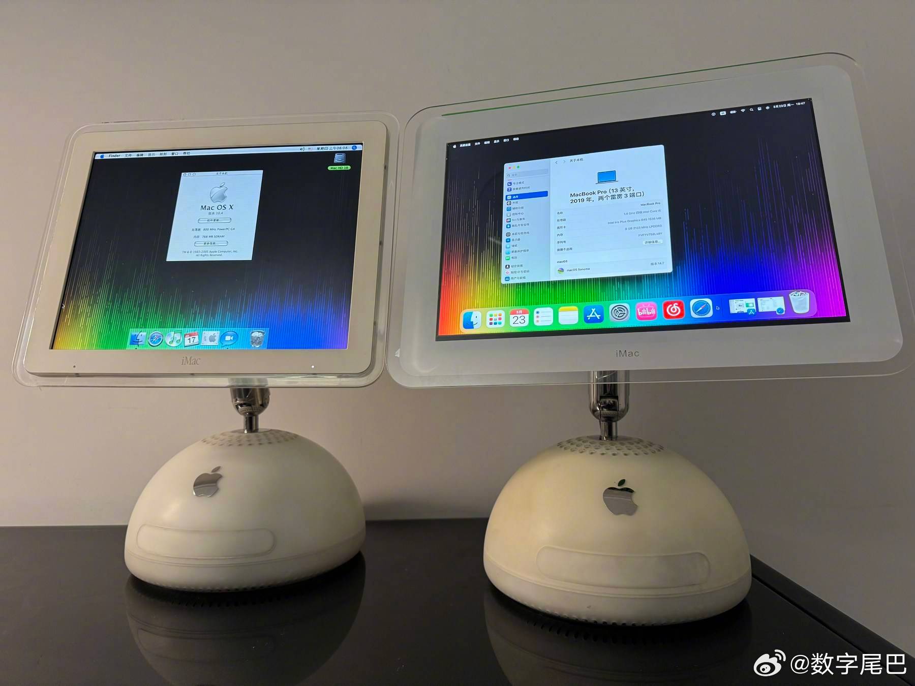 iMac G4透明面板改装失败，留边过宽引遗憾