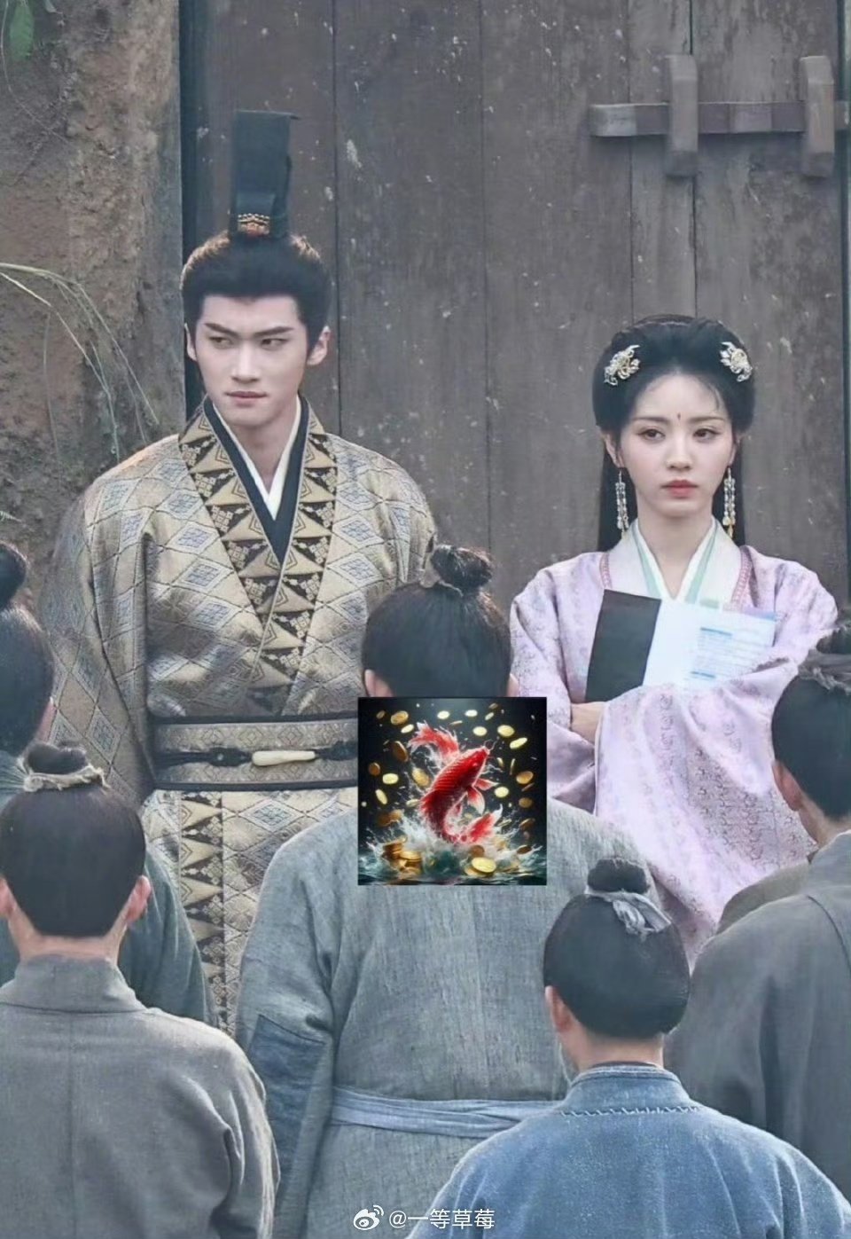 田曦薇闫桉嫁金钗同框生图曝光