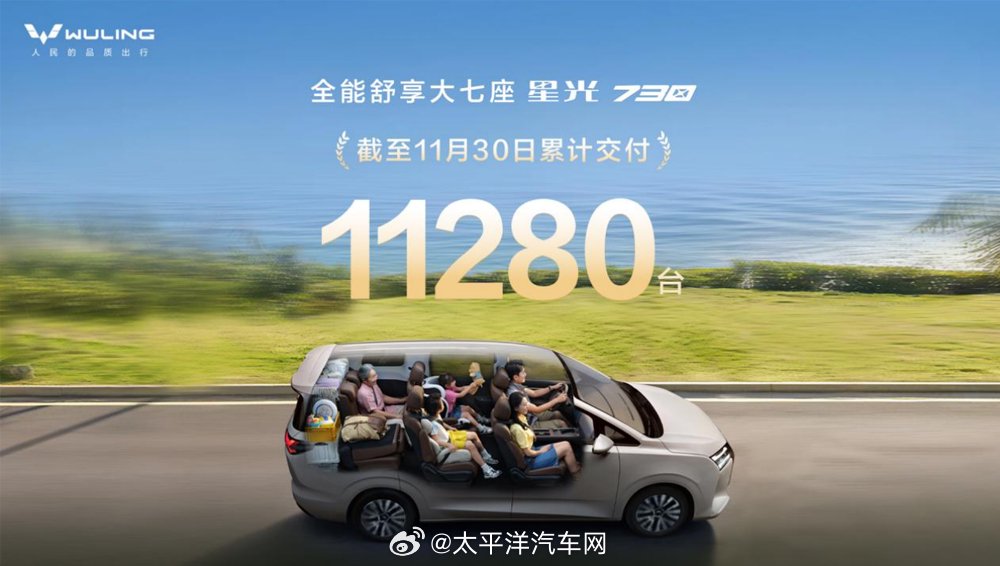五菱星光730上市19天销量破万，7.3万起售