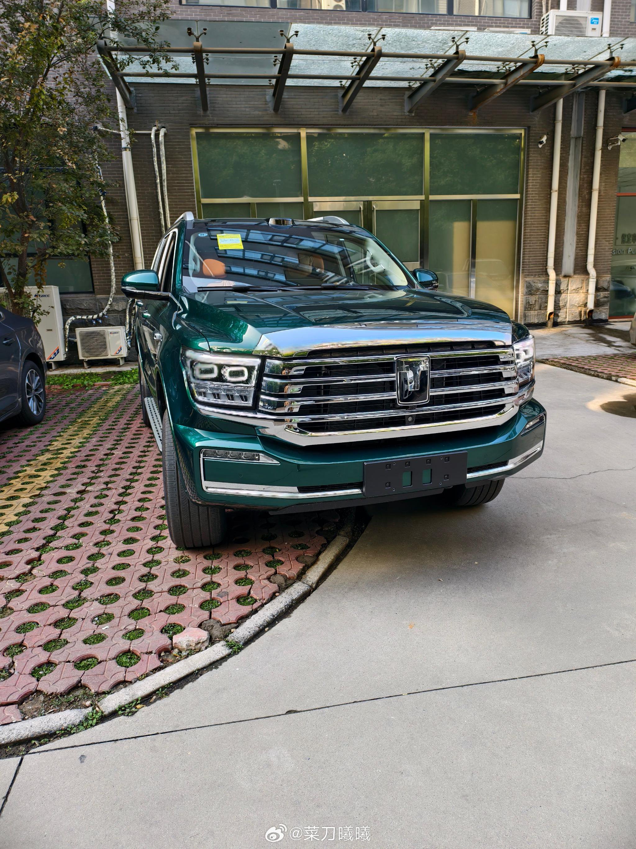 保定市民购坦克500绿色款置换家中旧车