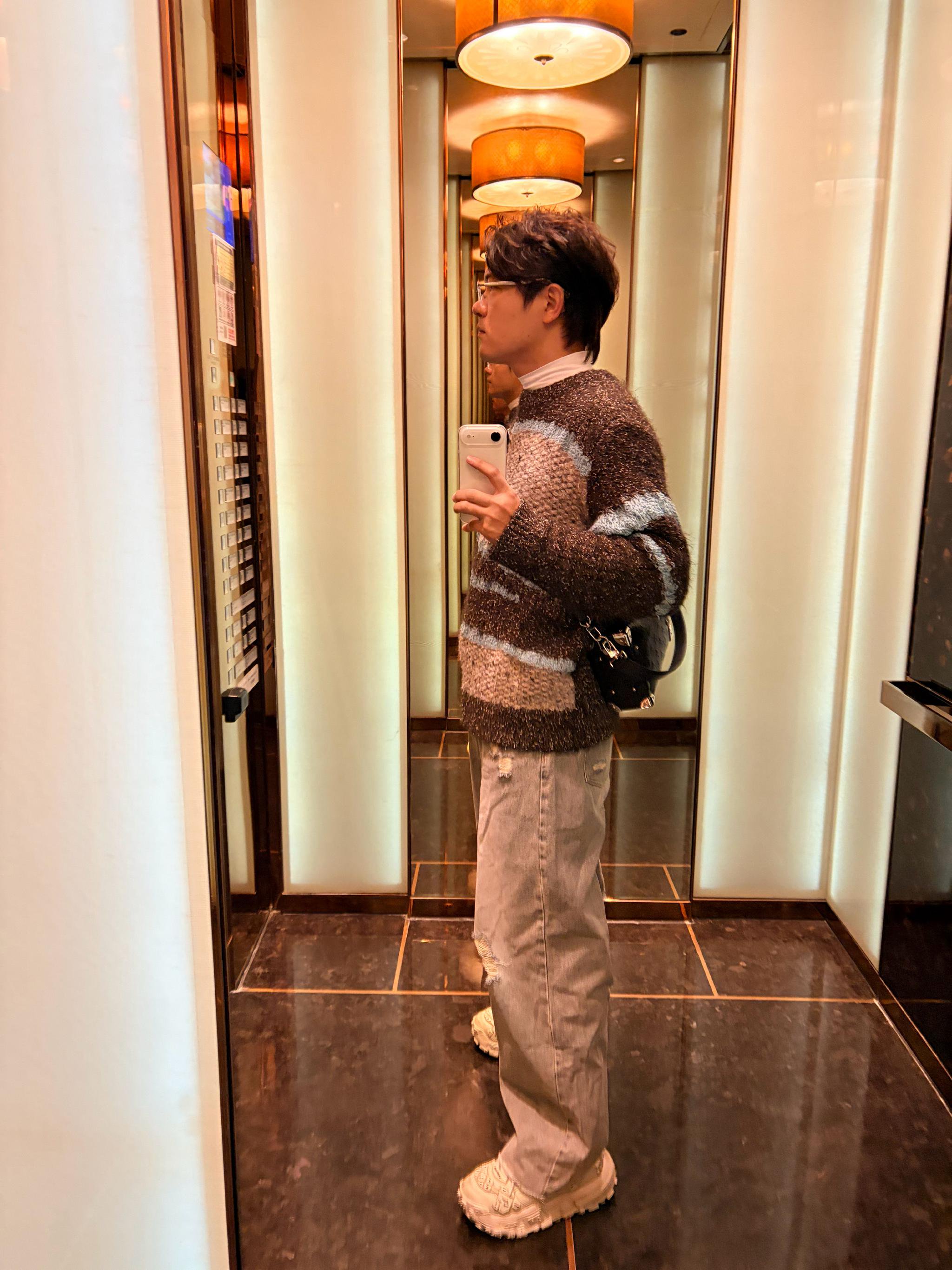 网友晒早餐出发参观车展