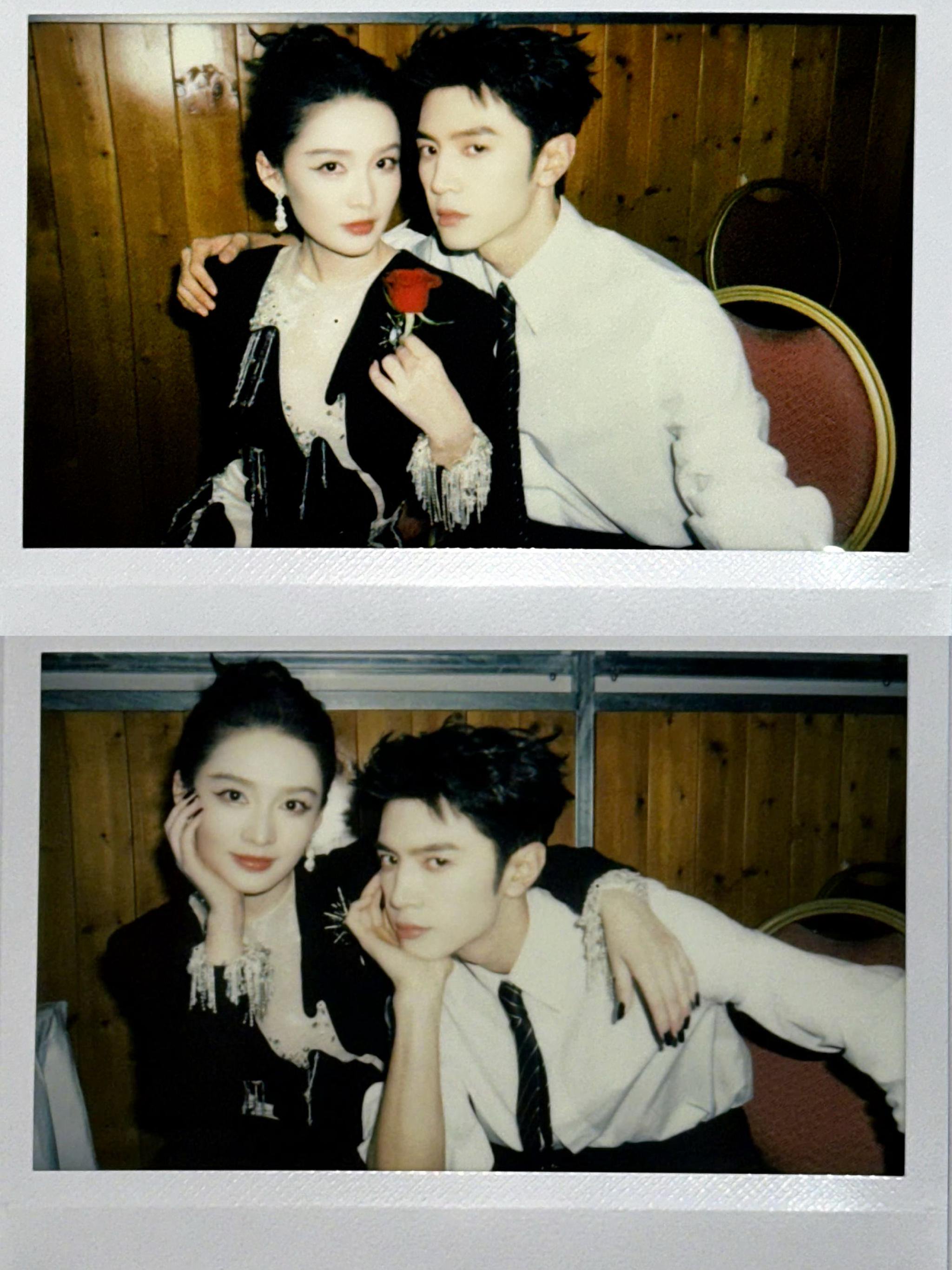 李沁陈哲远同框合照曝光