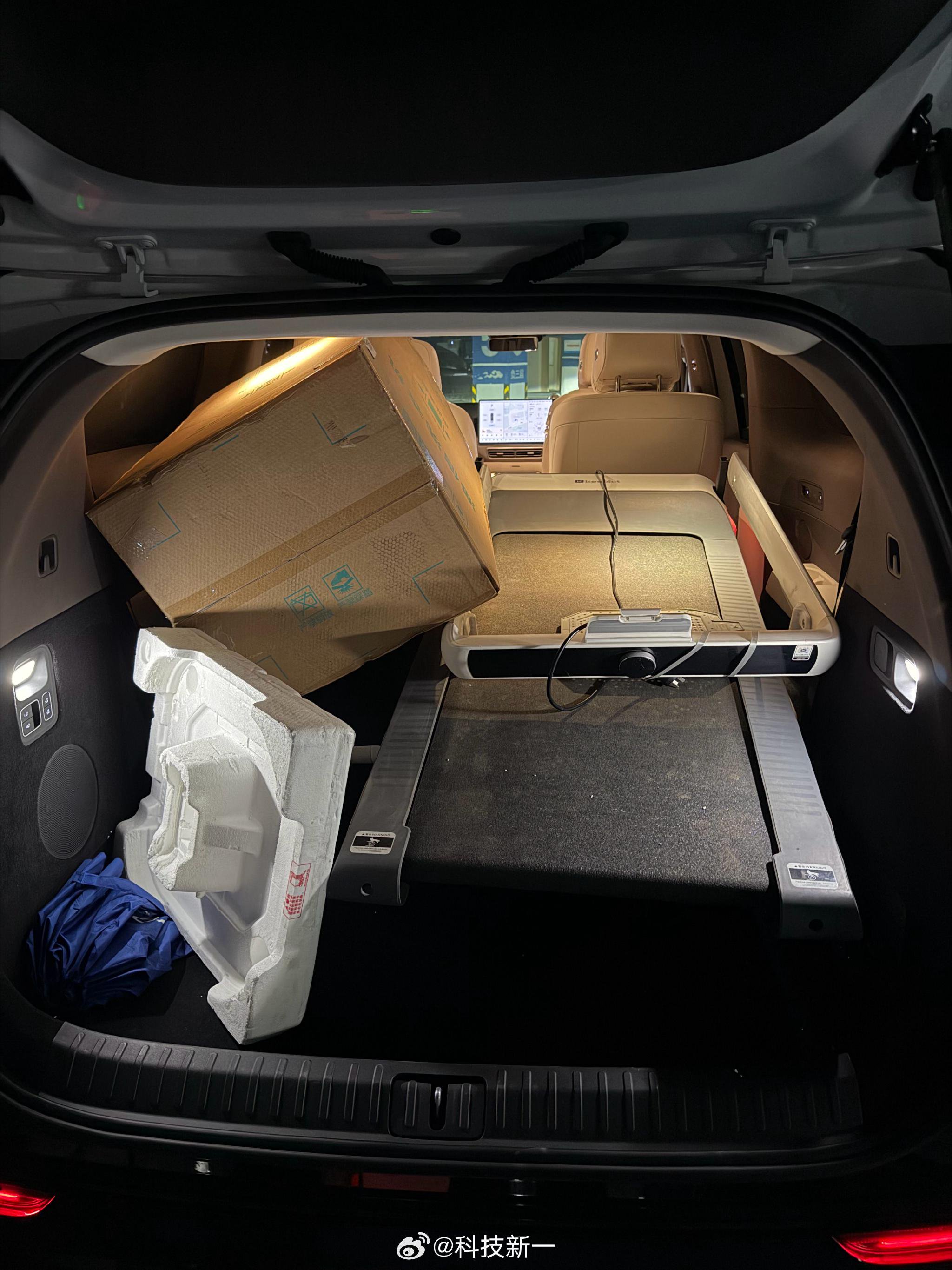 MEGA轻松装载跑步机洗衣机，MPV货车两用