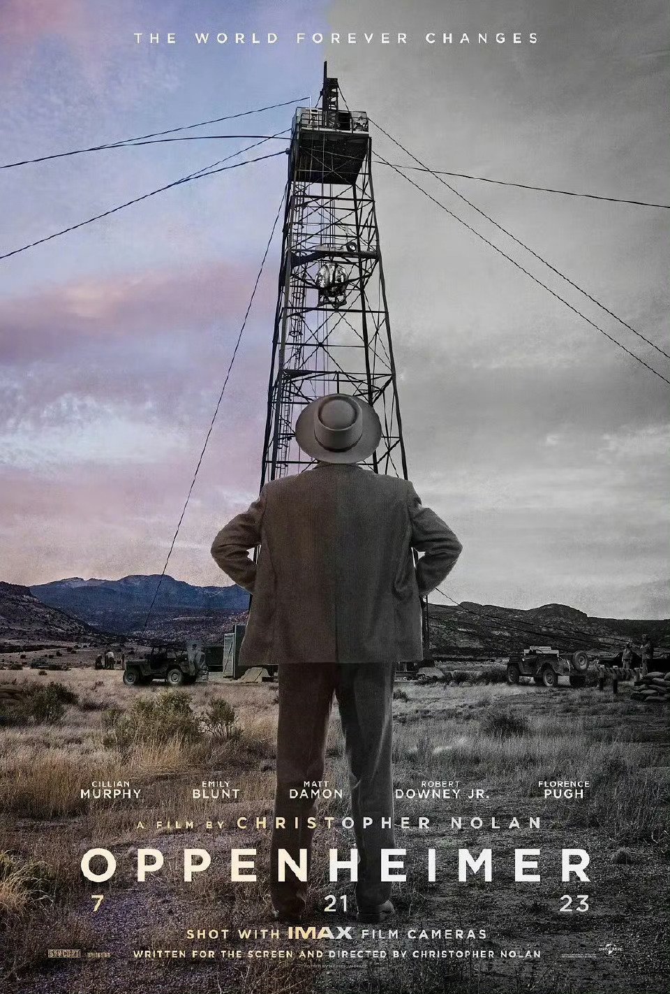 《奥本海默》上映两周年发布艺术海报