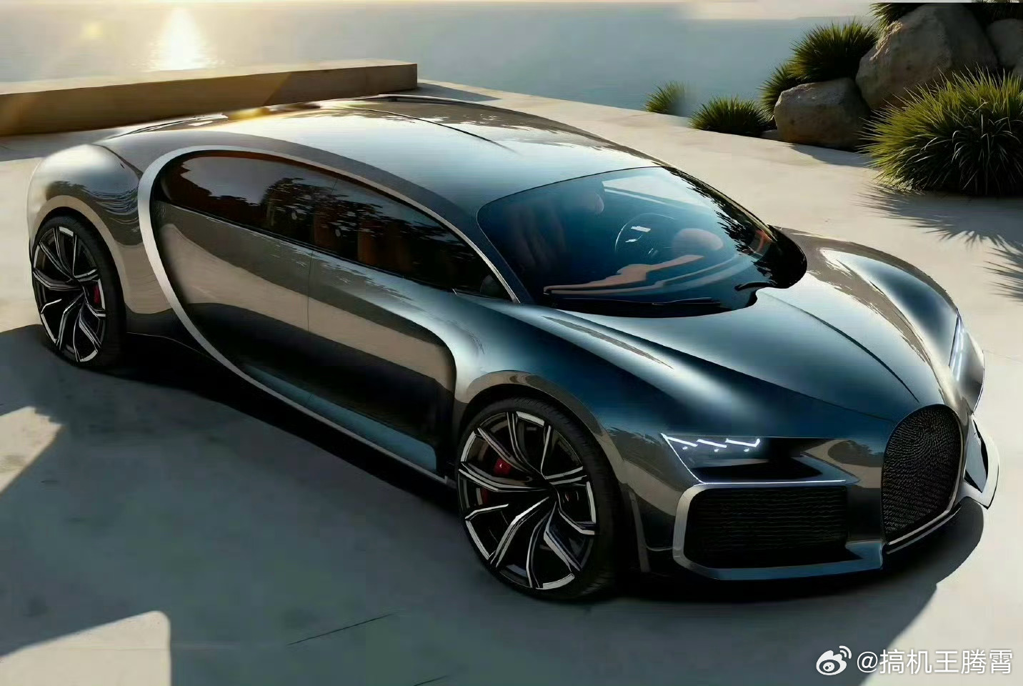 追觅汽车渲染图曝光，神似布加迪年底CES展出