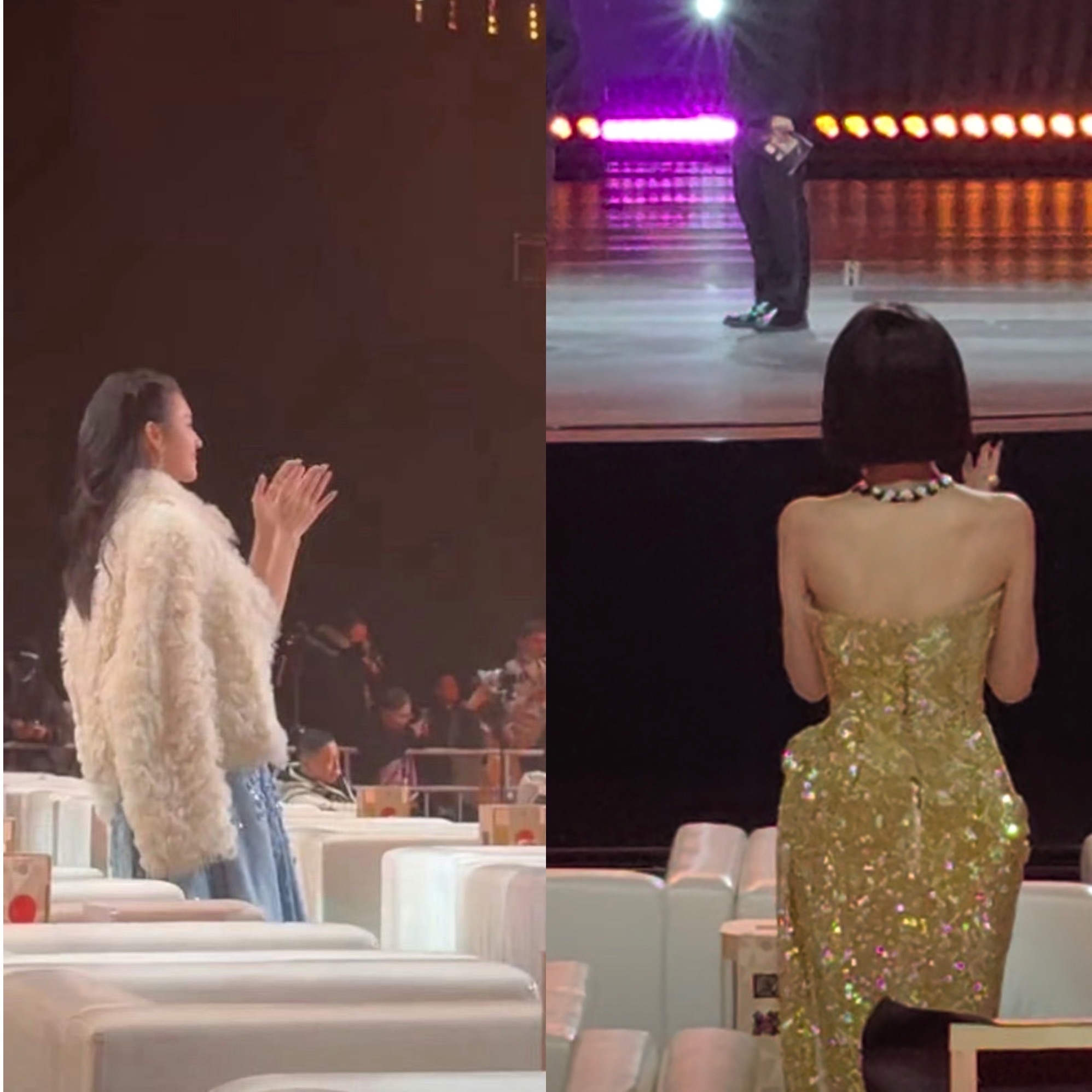 彭小苒郭宇欣坚持至盛典结束