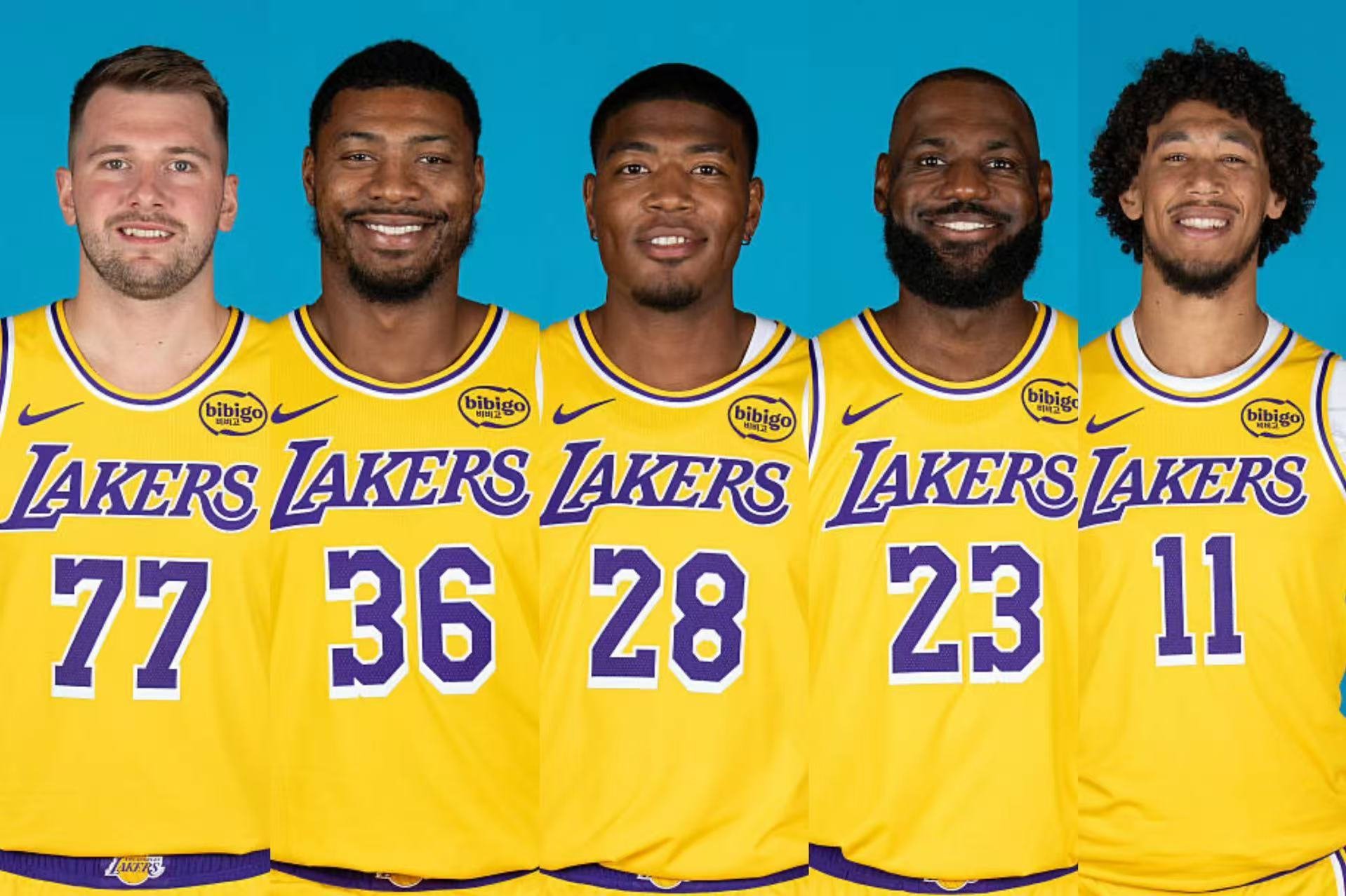 洛杉矶湖人队与犹他爵士队公布首发阵容，艾顿与马尔卡宁缺席