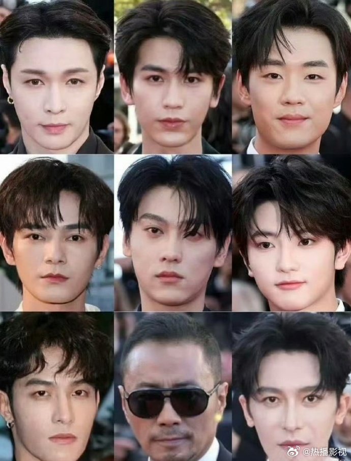 张艺兴等八位男星戛纳G社生图曝光