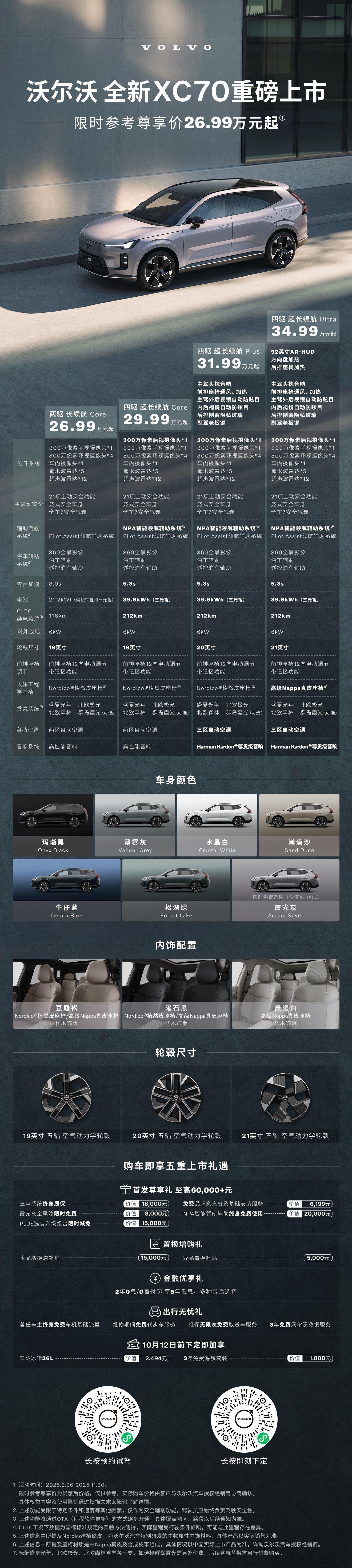 沃尔沃XC70上市，售价26.99万起