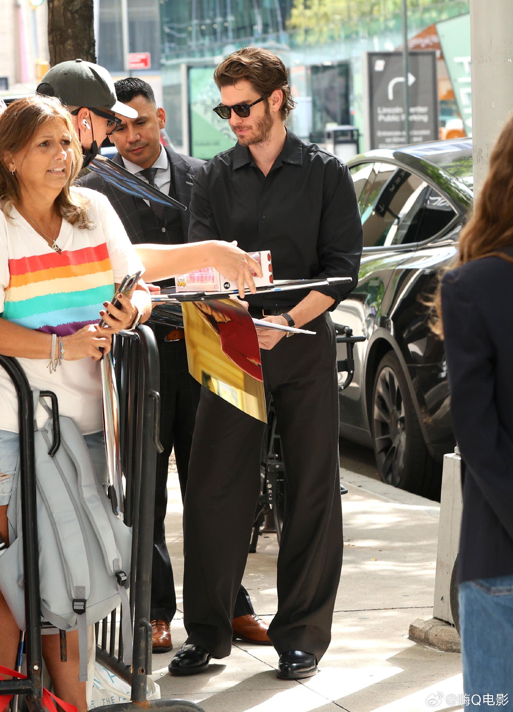 安德鲁·加菲尔德出席2025年纽约《狩猎之后》首映