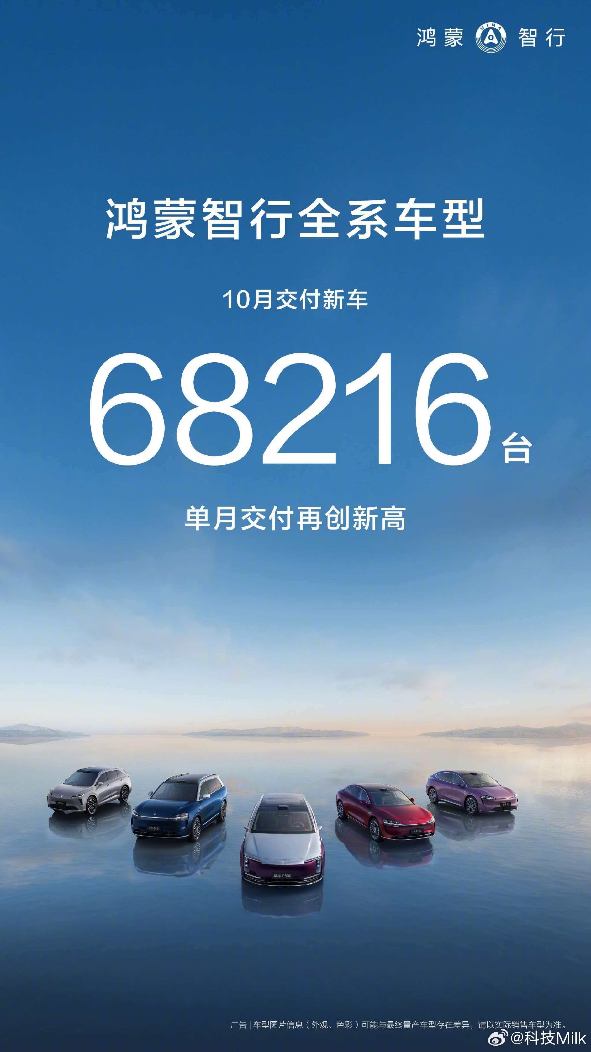 鸿蒙智行交付68216辆，享界S9T口碑持续攀升