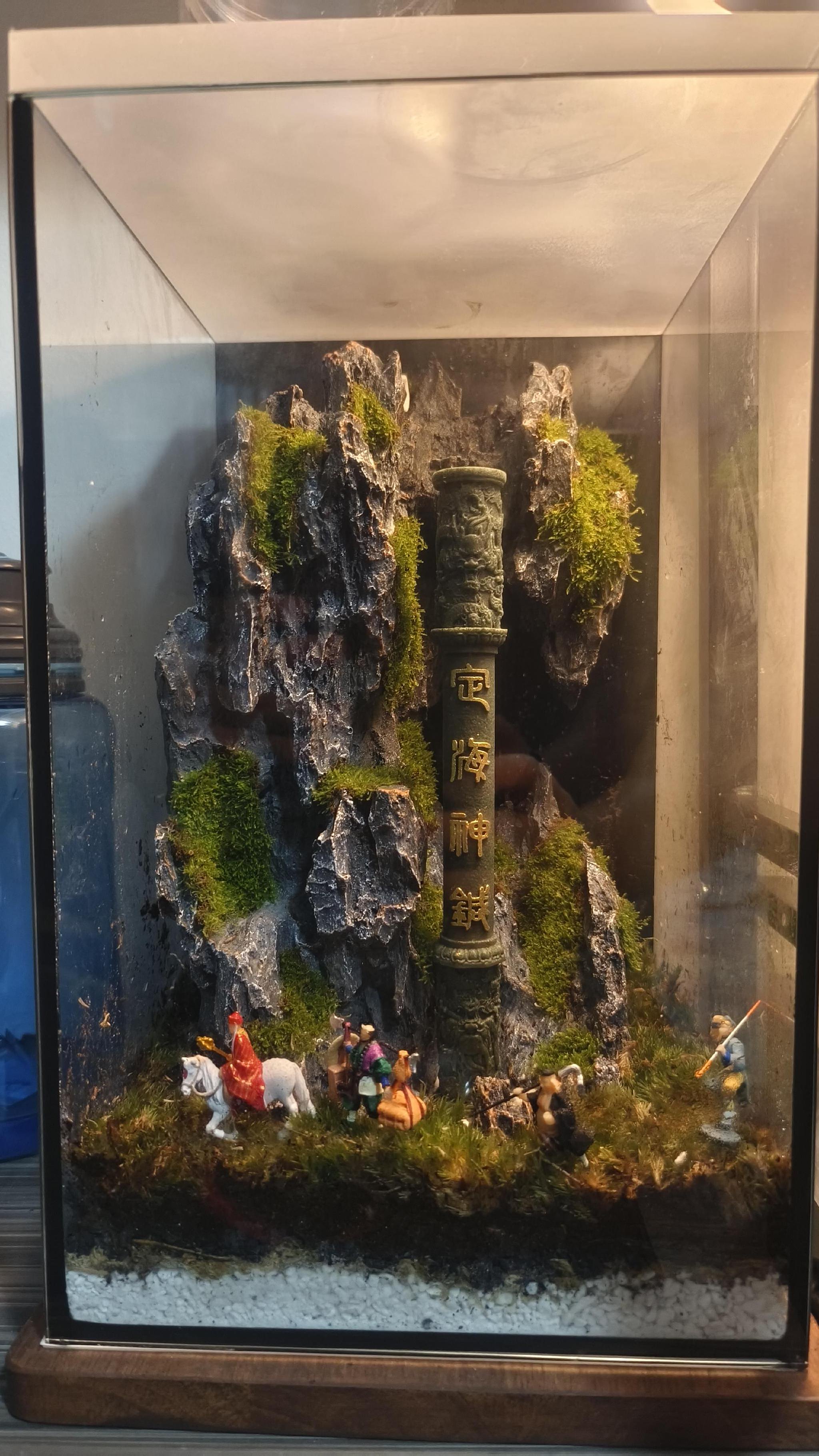 Reddit用户Angelcstay制作西游记主题生态瓶