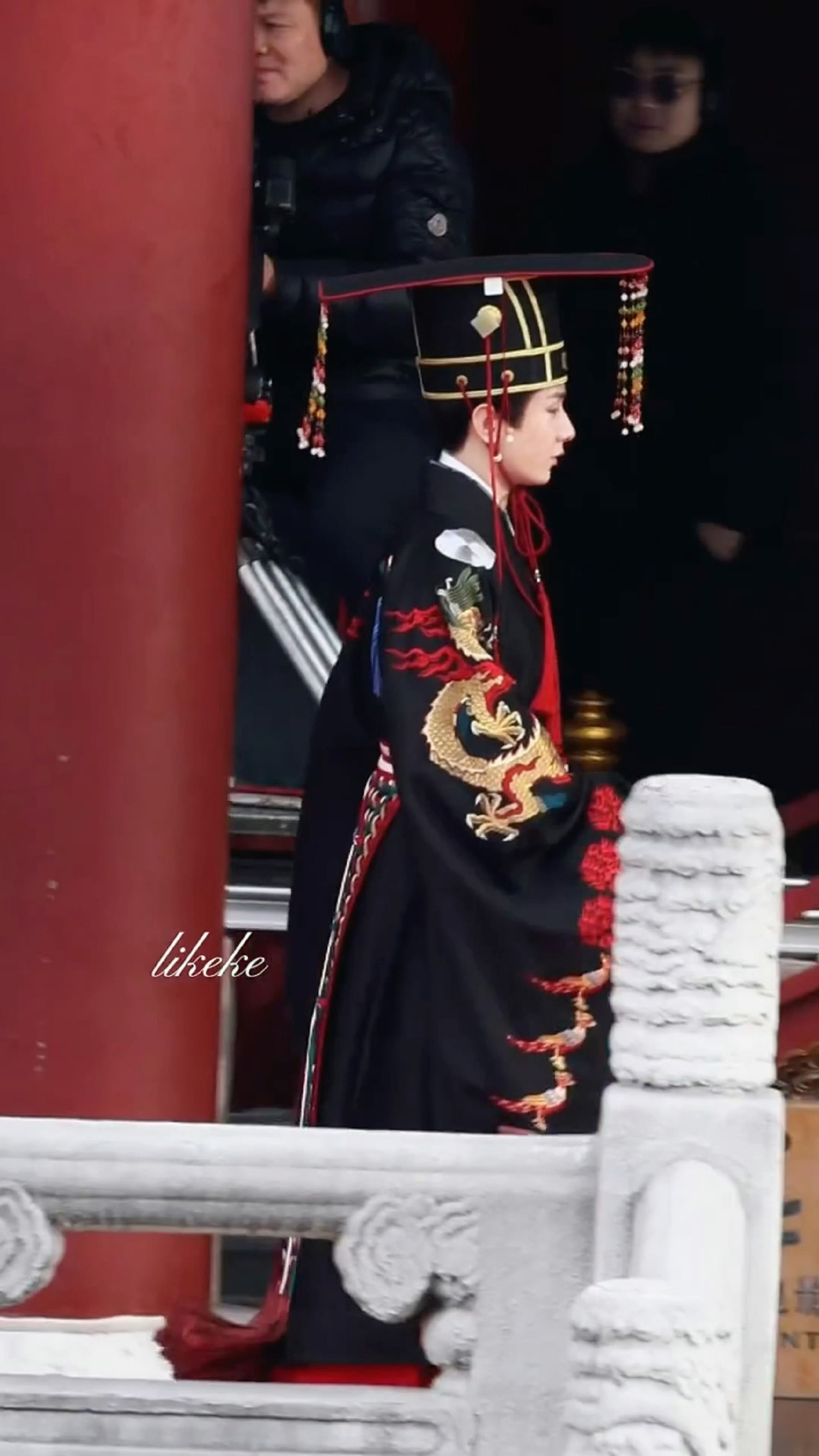 成毅《两京十五日》登基路透曝光