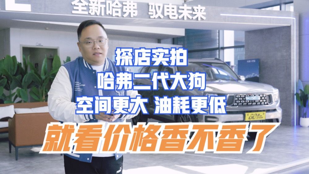 探店｜哈弗二代大狗实拍 空间更大油耗更低 就看价格香不香了