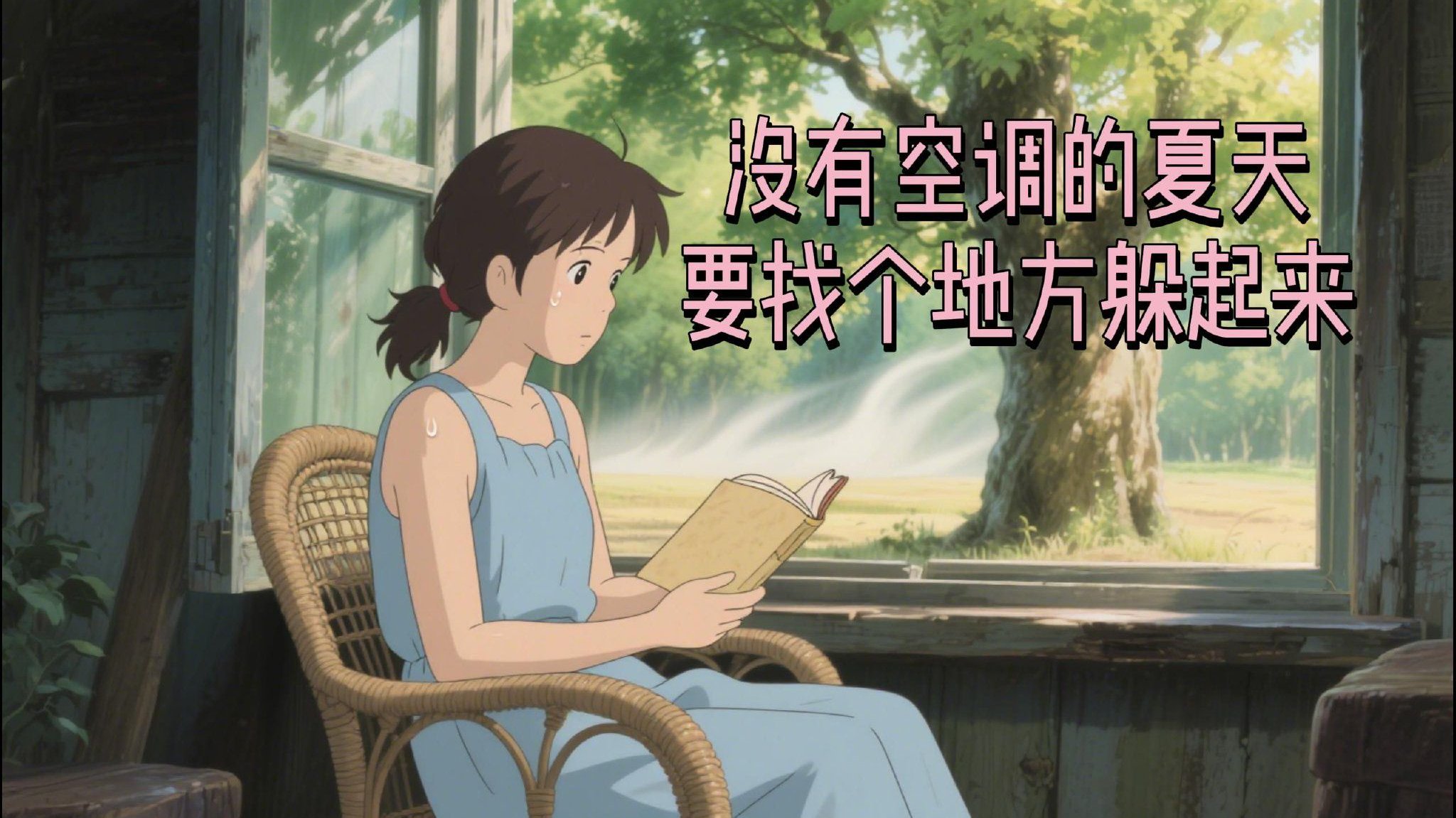 没有空调的夏天，要找个地方躲起来