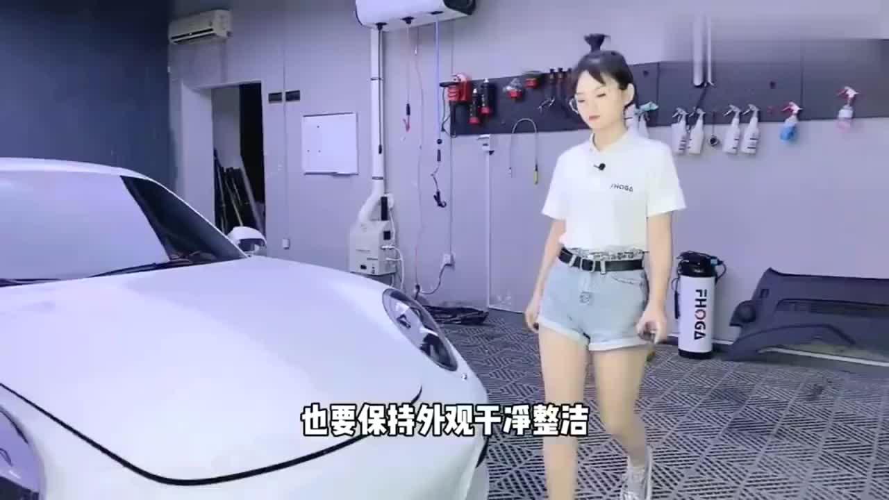 保时捷911，贴透明保护衣流程，贴车衣到底有没有用呢