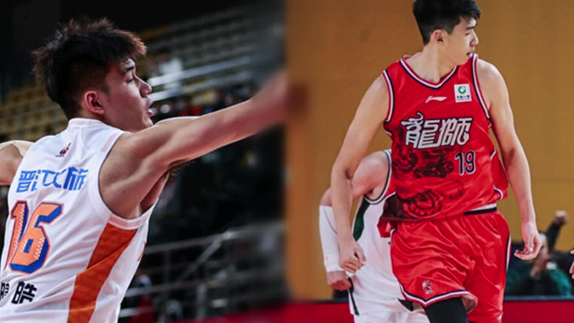 2分钟集锦！中国篮球两大内线新星对决，杨曦皓18分6封盖略胜徐昕