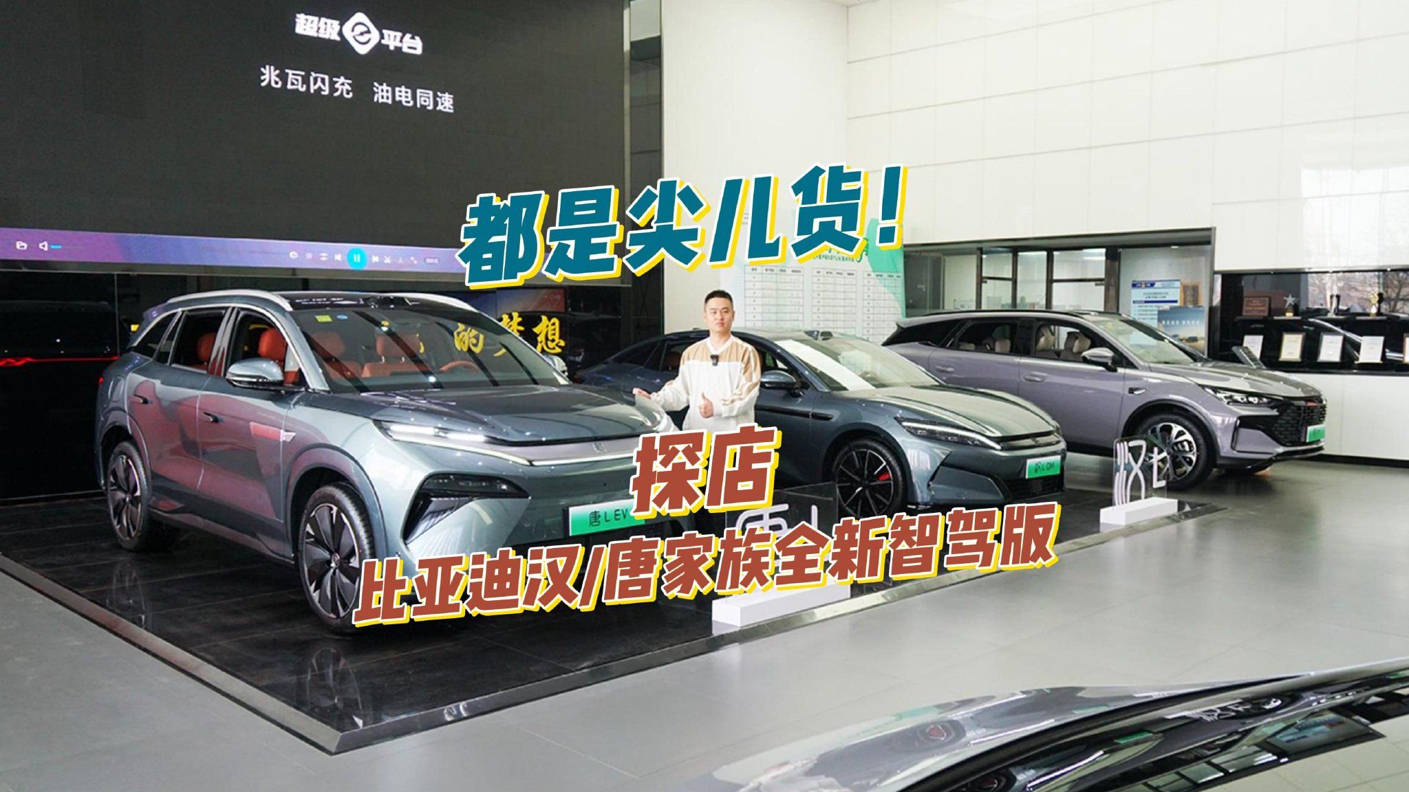 都是尖儿货！探店比亚迪汉/唐家族全新智驾版