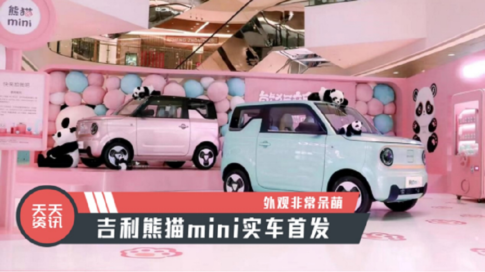 【天天资讯】外观非常呆萌，吉利熊猫mini实车首发