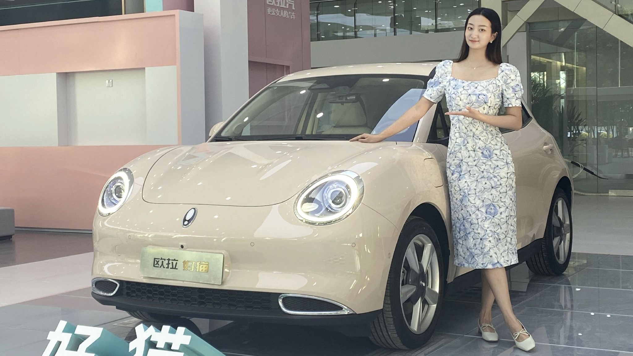 比POLO有个性，比飞度吸睛，2022款欧拉好猫莫兰迪版郑州实拍