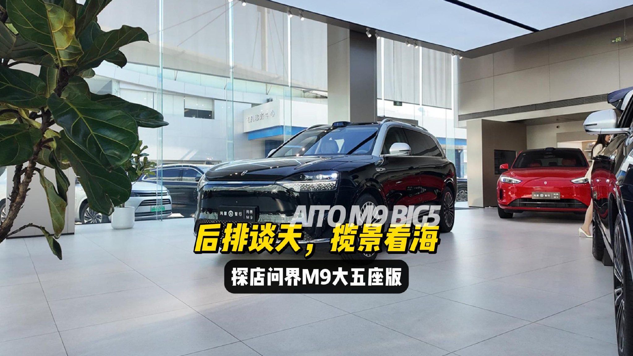 后排谈天，揽景看海，探店问界M9大五座版