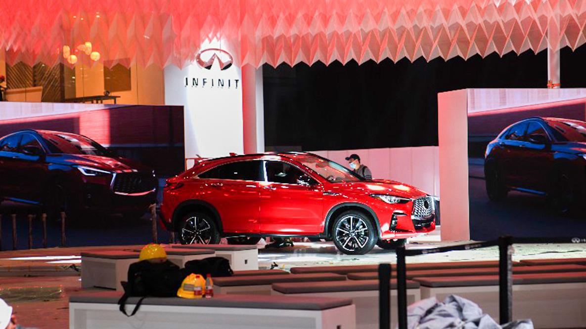 2021上海国际车展探馆：实拍英菲尼迪全新QX55