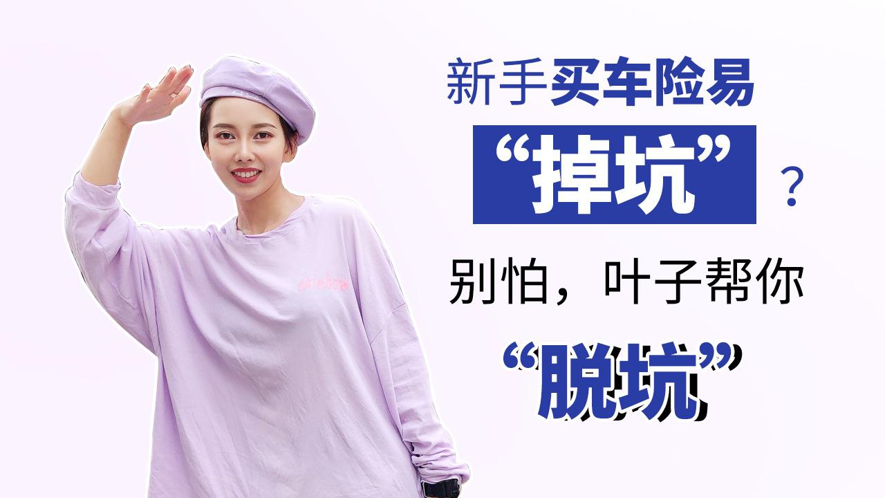 【出行情报局】新手买车险易“掉坑”？别怕，叶子帮你“脱坑”