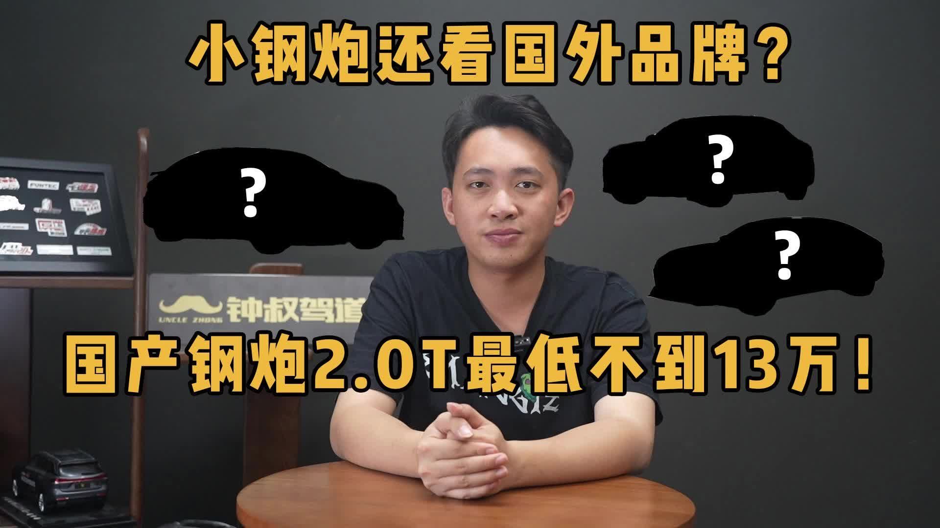 小钢炮还看国外品牌？这三款国产小钢炮2.0T最低不到13万！