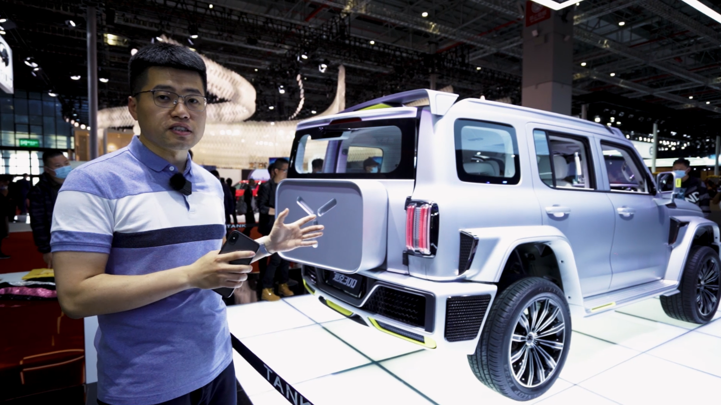 坦克300赛博朋克版，车展最漂亮SUV，没有之一！